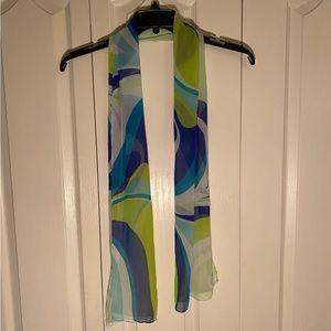 Women’s See Through Patterned Scarf | One Size